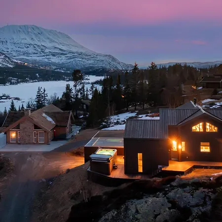 Sol Og Utsikt Til Gaustatoppen, In Out Tatil Evi